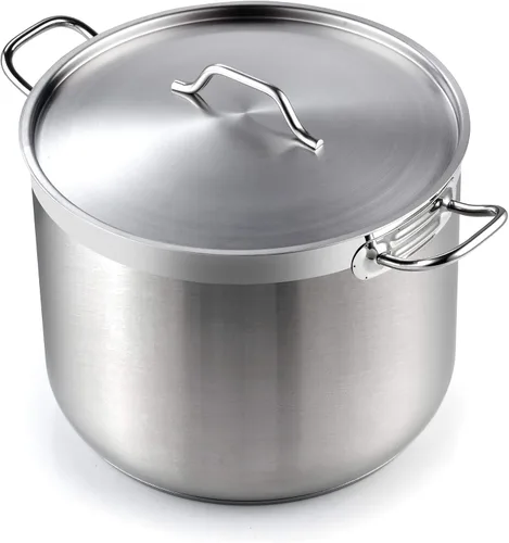 Vista 11 de Cooks Standard Olla de Caldo de 6 Cuartos con Tapa, Stockpot Profesional de Acero Inoxidable 18/10 Horno Holandés Cacerola Olla de Cocina, Ollas