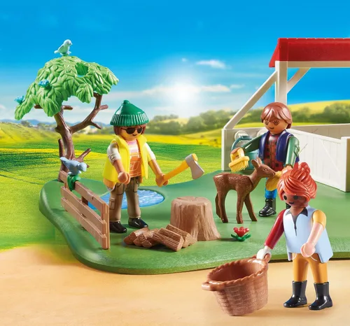 Vista 5 de Playmobil Mis Figuras: Rancho de Caballos