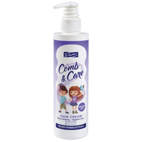 Vista 7 de Dr. Fischer Desenredante para el cabello, crema sin enjuague para niños, rico en aceite de romero y vitamina B5. Para un cabello fácil de peinar, 22