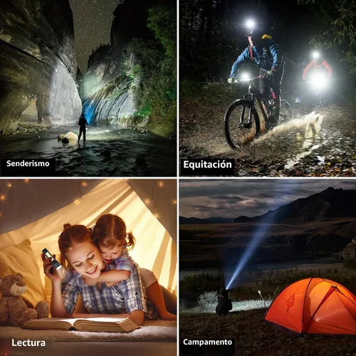 Vista 7 de Paquete de 5 Mini Pequeñas Linternas de Bolsillo LED USB-C Recargables de Altos Lúmenes Brillantes y Potentes EDC - Linterna de Mano de Aluminio al