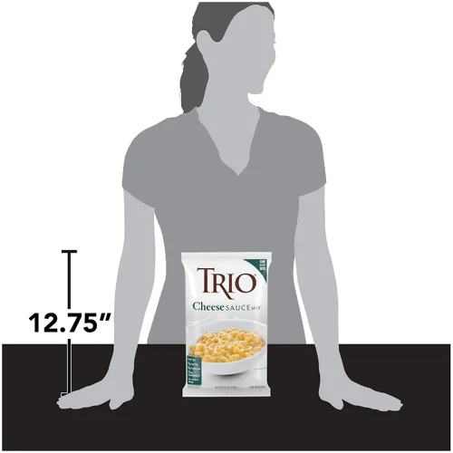 Vista 8 de Trio Mezcla de salsa de queso, macarrones con queso, salsa de queso pretzel, rica y aterciopelada, bolsa de 32 onzas