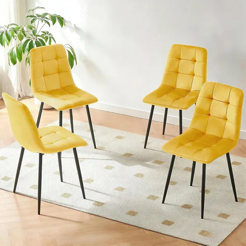 Vista 11 de Homedot Juego de mesa de comedor para 2, mesa de cocina de 3 piezas, juego de sillas de comedor redondas y negras para espacios pequeños, juego