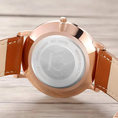 Vista 5 de OLEVS Reloj para hombre, de lujo, ligero, de cuero, impermeable, con movimiento japonés, para hombre, con fecha, calendario, minimalista, ultrafino