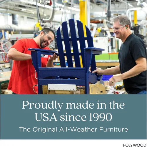 Vista 8 de POLYWOOD AD420AR Silla moderna tipo Adirondack, Aruba