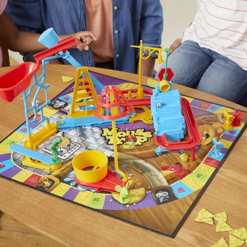 Vista 7 de Hasbro Gaming Juego de Mesa Mouse Trap para Niños de 6 Años en Adelante, Juego Clásico para 2-4 Jugadores, con Configuración más Fácil que