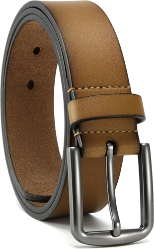 Vista 11 de CHAOREN Cinturones de cuero para hombre - Cinturón de 35mm de cuero genuino para jeans - Regalo para hombre para vestir casual