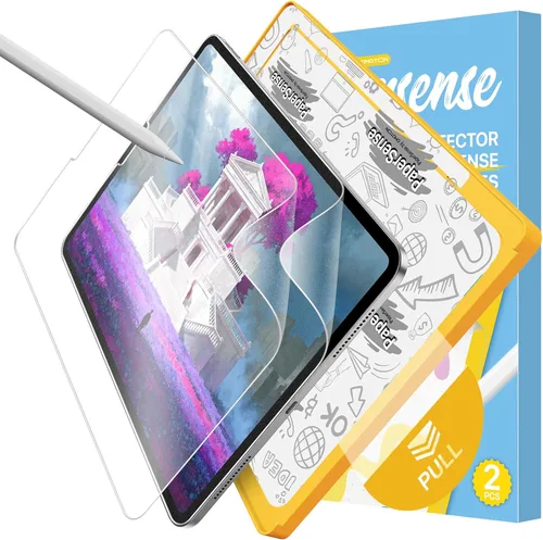 Vista 14 de OMOTON Paquete de 3 protectores de pantalla para iPad de 6ª y 5ª generación, protector de pantalla de vidrio templado compatible con Apple iPad Pro