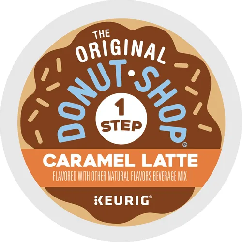 Vista 8 de The Original Donut Shop - Cápsulas de Caramel Latte para Single-Serve Keurig K-Cup, café saborizado, 20