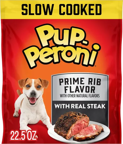 Vista 28 de Pup-Peroni Prime Rib - Golosinas para perros con sabor a costilla, bolsa de 38 onzas (paquete de 4)