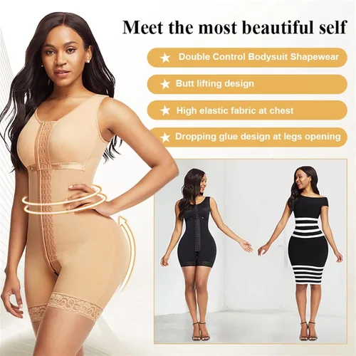 Vista 8 de Fajas Reductoras y Moldeadoras - Trajes de cuerpo completo para Fajas Colombianas Postparto Faja Faja Faja Colombianas Entrenador de cintura BBL