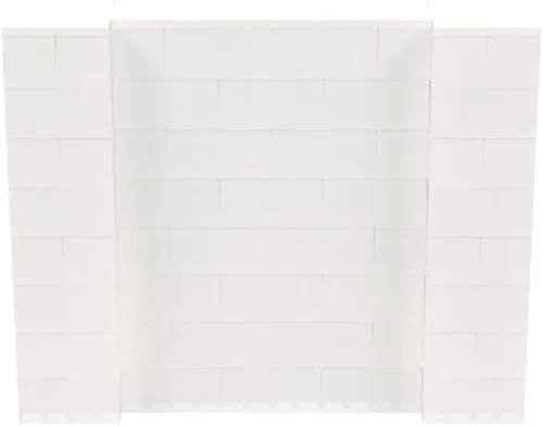 Vista 12 de EverBlock Kit de pared de 5 x 4 pies Bloques de construcción modulares Sistema de pared para edificios, pantallas y estructuras Divisor