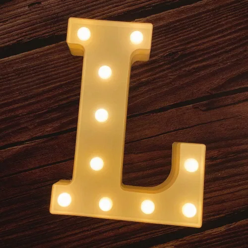 Vista 9 de MUMUXI Letras iluminadas de marquesina que funcionan con pilas, luces LED del alfabeto, para fiestas, bodas, cumpleaños, Navidad, decoración
