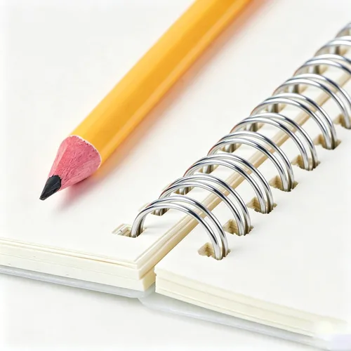 Vista 5 de Smilo Paquete de 1 cuaderno en espiral A5 en blanco de 160 páginas con tapa dura transparente de 100 GSM, papel grueso para bocetos, escritura