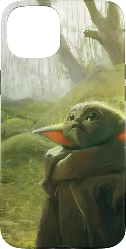 Vista 9 de iPhone 16 Star Wars The Mandalorian The Child Grogu in the Forest Art Case