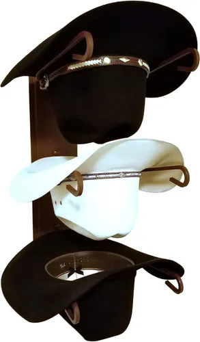 Vista 2 de Soporte para sombreros de tres niveles hecho en Estados Unidos CT