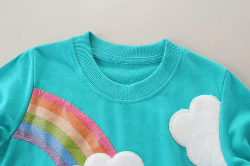 Vista 3 de Hongshilian Camisa unisex de algodón con dibujos animados para niños