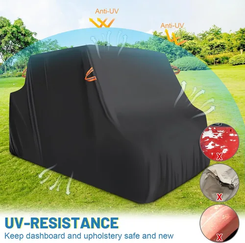 Vista 5 de MDPROMCP Cubierta para UTV de 4-6 Asientos, Cubierta Completa Resistente al Viento Compatible con Polaris RZR General UFORCE Talon Mule Teryx de 4