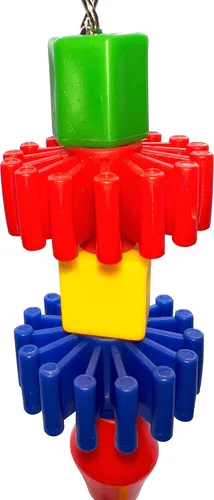 Vista 2 de M&M - Extractor de engranajes de 1004 pies – Colorido juguete interactivo hecho a mano, piezas de plástico suave, divertida figura de Manimal, fácil