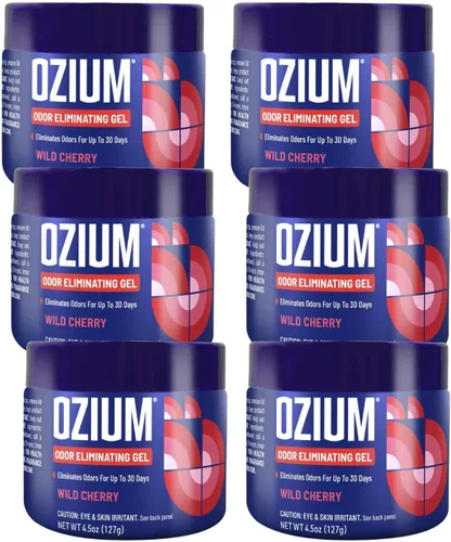 Vista 17 de Ozium Gel eliminador de olores de 4.5 onzas, alternativa a ambientador