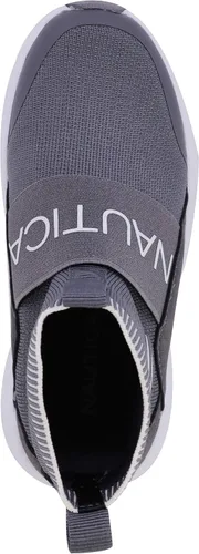 Vista 4 de Nautica Zapatos deportivos Silas de caña alta para niños con soporte mejorado para el tobillo, disponibles en tallas para niños grandes, niños