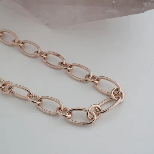 Vista 5 de HONEYCAT Willa - Collar de cadena redondeada Joyería minimalista y delicada