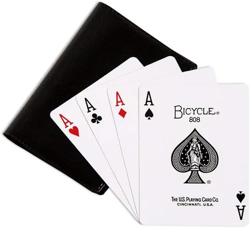 Vista 3 de Magic Makers Aces Card Trick Juego de Ases con Tarjetas Especiales de Bicicleta
