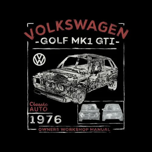 Vista 2 de Volkswagen Golf MK1 GTI Owners Manual Sudadera para mujer