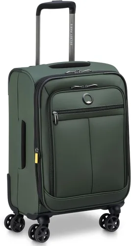Vista 2 de DELSEY Paris Sky Lite Softside - Maleta expandible con ruedas giratorias, Verde, Sky Lite Softside - Maleta expandible con ruedas giratorias