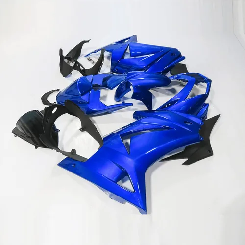 Vista 3 de ABS motocicleta carrocería kit para Kawasaki Ninja 250R EX250 2008 2009 2010 2011 2012 azul