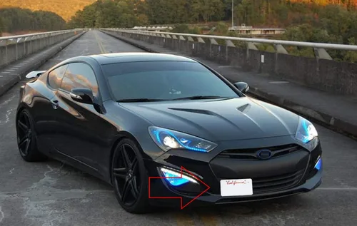 Vista 5 de Xotic Tech - Gancho de remolque para placa de matrícula compatible con Hyundai Genesis Coupe 2016 2015 2014 2013 2012 2011 2010 (negro)