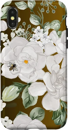 Vista 5 de Funda para iPhone 16 White Gardenia's Nectar Flowing Over