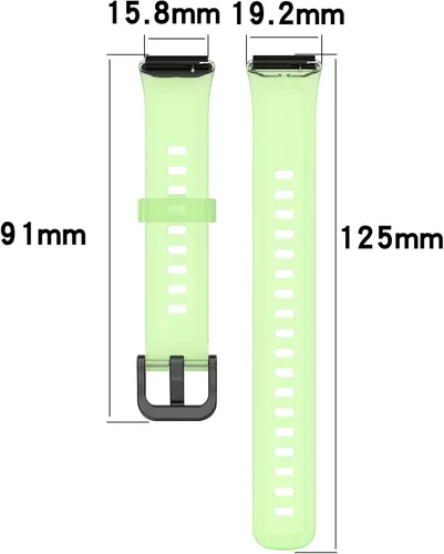 Vista 8 de Correa de reloj compatible con Huawei Band 7, pulsera de repuesto para Huawei Band 7