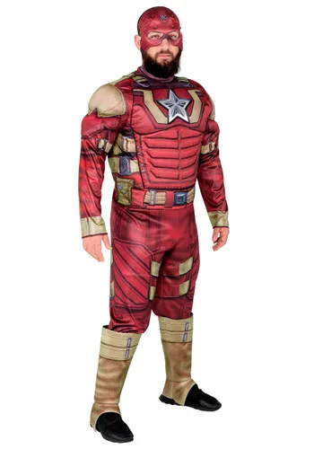 Vista 3 de Disfraz deluxe para hombre de Red Guardian Thunderbolts Multicolor