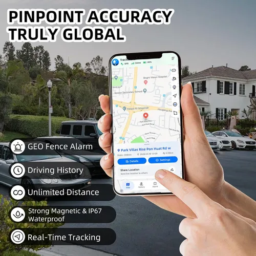 Vista 3 de Rastreador GPS para vehículos, hasta 7 meses de duración de la batería