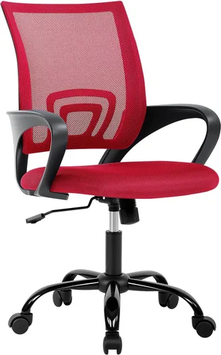 Vista 22 de BestOffice Silla de Oficina Ergonómica Barata Silla de Escritorio de Malla Silla de Computadora Soporte Lumbar Ejecutiva Moderna Taburete Ajustable