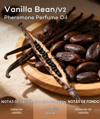 Vista 2 de purefittech Perfume de feromonas para mujer, fragancia de grano de vainilla, aceite de perfume de feromonas de larga duración, 0.34 onzas líquidas