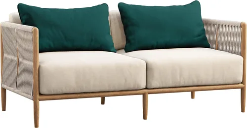 Vista 58 de Funda de almohada lumbar de tela de poliéster para interiores y exteriores, impermeable, rectangular, para todo tipo de clima, para muebles