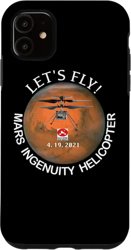 Vista 6 de iPhone 12 mini deja volar! Mars Ingenuity helicóptero perseverancia Rover caso