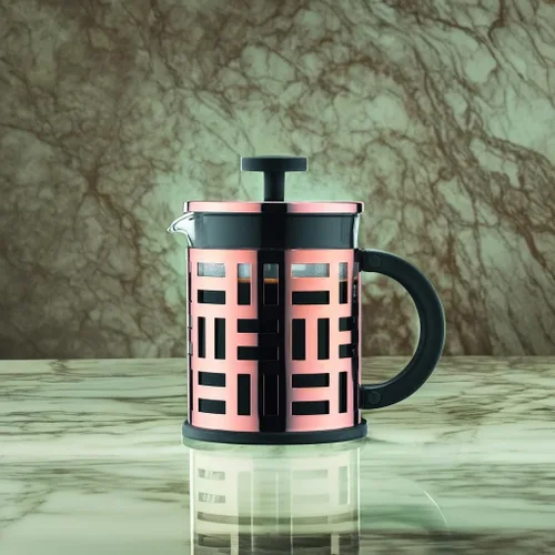 Vista 4 de BODUM Eileen - Cafetera de prensa francesa de 4 tazas, cobre, 0,5 l