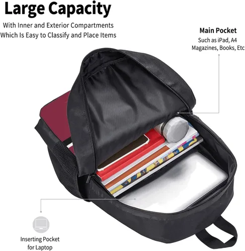 Vista 4 de Mochilas de encargo del deporte del fútbol, regalos personalizados modificados para requisitos particulares del bolso del viaje de la mochila