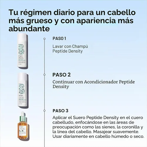 Vista 11 de Briogeo Destinado a la densidad de cafeína + acondicionador de densidad de péptidos de biotina Aumenta el grosor y el volumen del cabello
