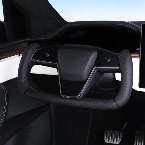 Vista 3 de Funda de volante para Tesla Yoke Model X Model S (2021-2026)