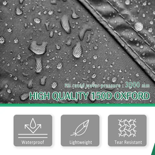 Vista 3 de Lona de camping impermeable con bolsa de transporte para debajo de la tienda, huella ultraligera para tienda de campaña en el suelo, senderismo
