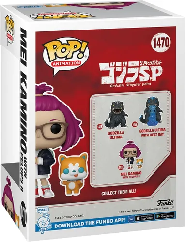 Vista 3 de Funko Pop! & Buddy: Godzilla Singular Point - Mei Kamino con Pelops II - Figura de vinilo coleccionable - Idea de regalo - Producto