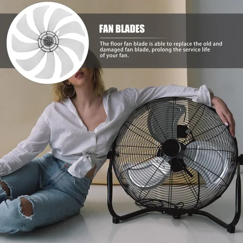 Vista 4 de MERRYHAPY Cuchillas de ventilador de repuesto para ventiladores de mesa y pedestal de pie, material resistente a altas temperaturas y accesorios