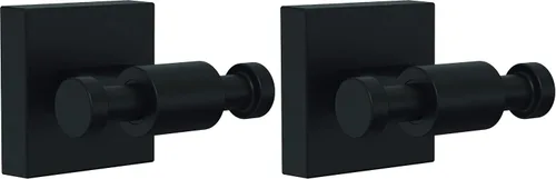 Vista 8 de Franklin Brass Maxted (1-Pack) Ganchos para Toallas Negro Mate Ganchos de Baño Montados en Pared para Batas y Toallas Gancho Portador de Toallas