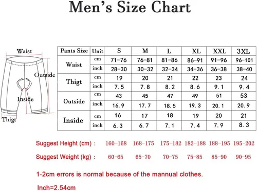 Vista 7 de CR - Pantalones cortos de ciclismo para hombre, pantalones cortos de ciclismo para ciclismo, pantalones cortos de ciclismo 4D acolchados