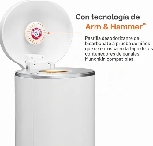 Vista 3 de Disco de bicarbonato sódico Munchkin Arm & Hammer, aroma de lavanda