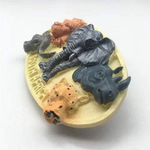 Vista 3 de Mesa Montaña Reserva Natural Ciudad del Cabo Sudáfrica imán de nevera Resina 3D Artesanía Artesanía Turística Viaje Ciudad Recuerdo Colección Letra
