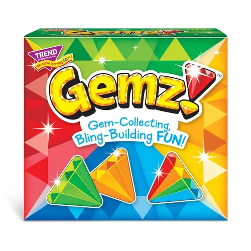 Vista 4 de Gemz! Three Corner Strategy Game por TREND Enterprises, Inc. - Juegos de cartas familiares